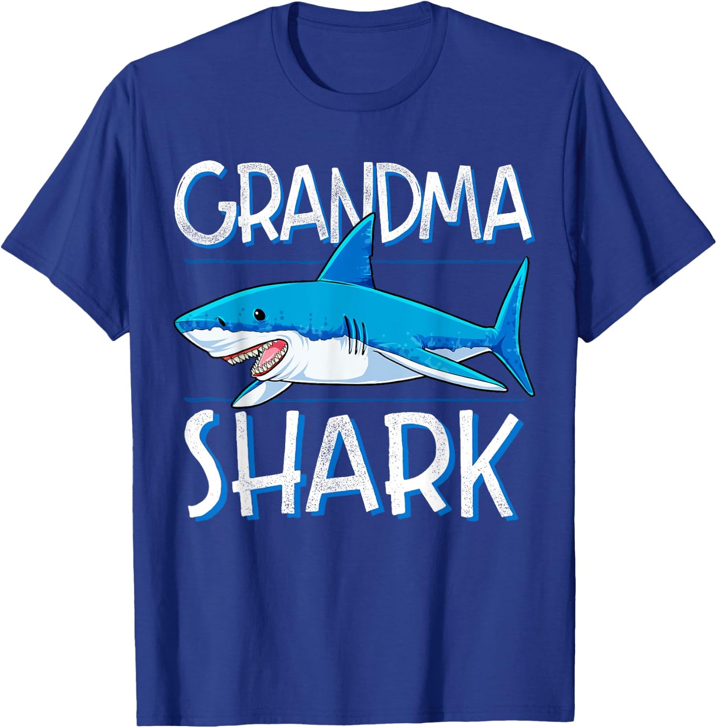 Grandma Shark T Shirt Family Matching Women Jawsome Gift T-Shirt - T-Shirt | Royal