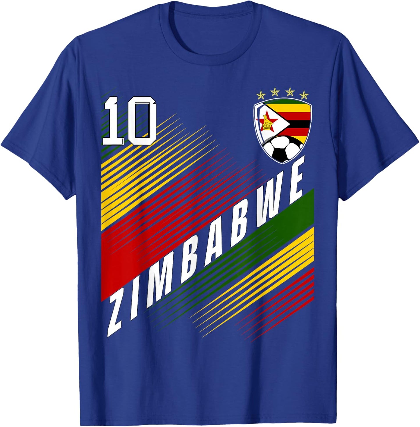 Zimbabwe Flag Zimbabwean Pride Lovers T-Shirt - T-Shirt | Royal