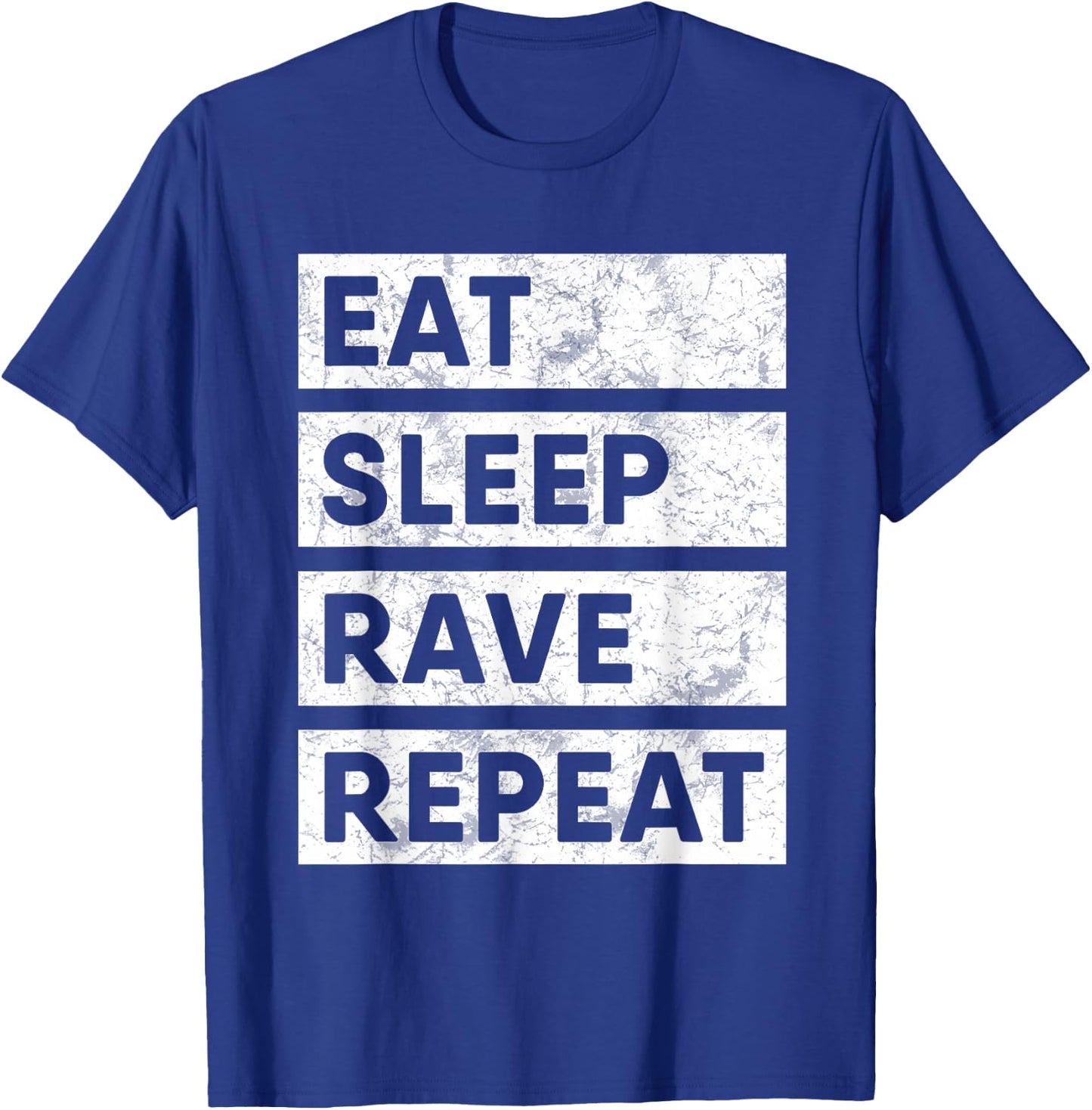 Eat Sleep Rave Repeat EDM T-Shirt - T-Shirt | Royal