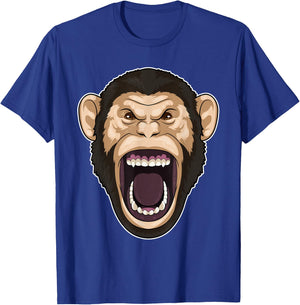 Roaring Monkey T-Shirt - T-Shirt | Royal