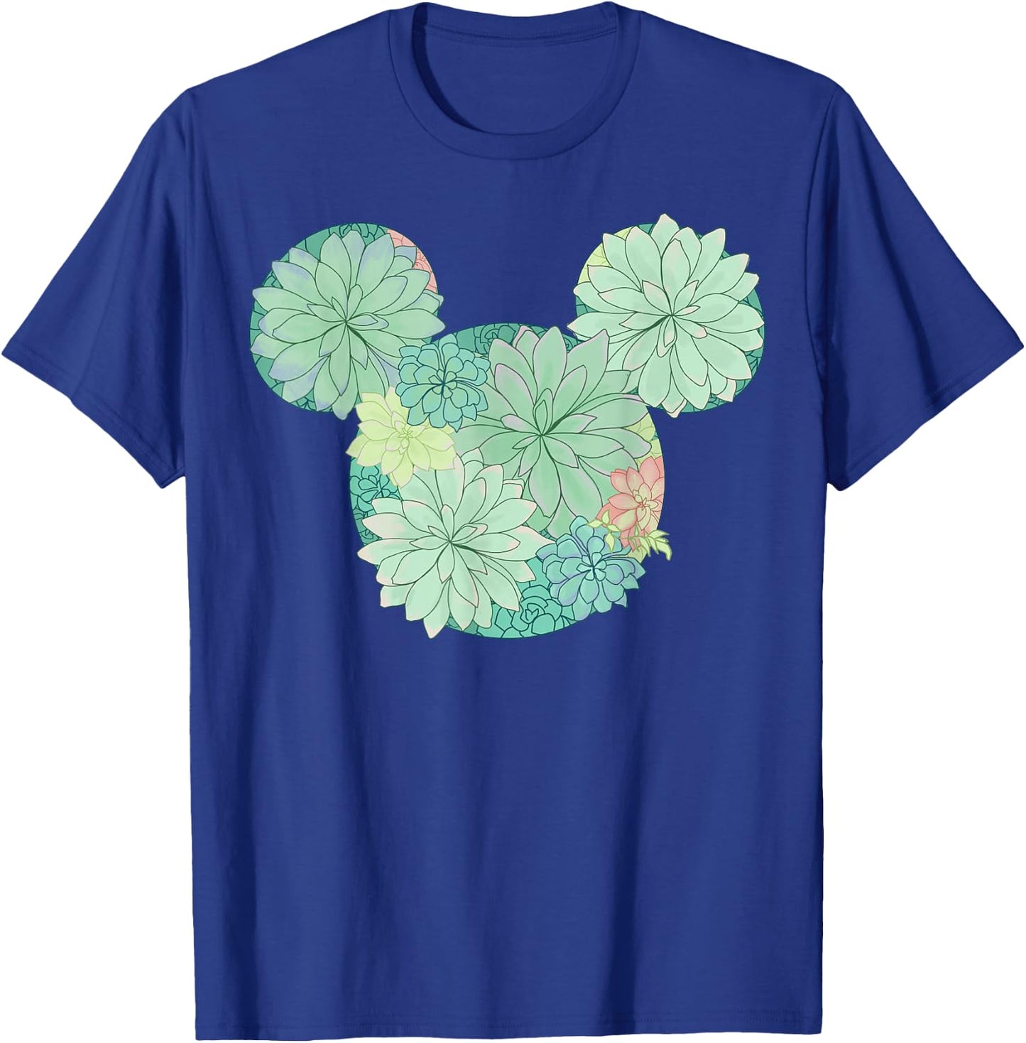 Disney Mickey And Friends Mickey Succulent Fill T-Shirt - T-Shirt | Royal