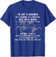 I am Not A Widower I am A Husband To A Beautiful Wife T-Shirt - T-Shirt | Royal