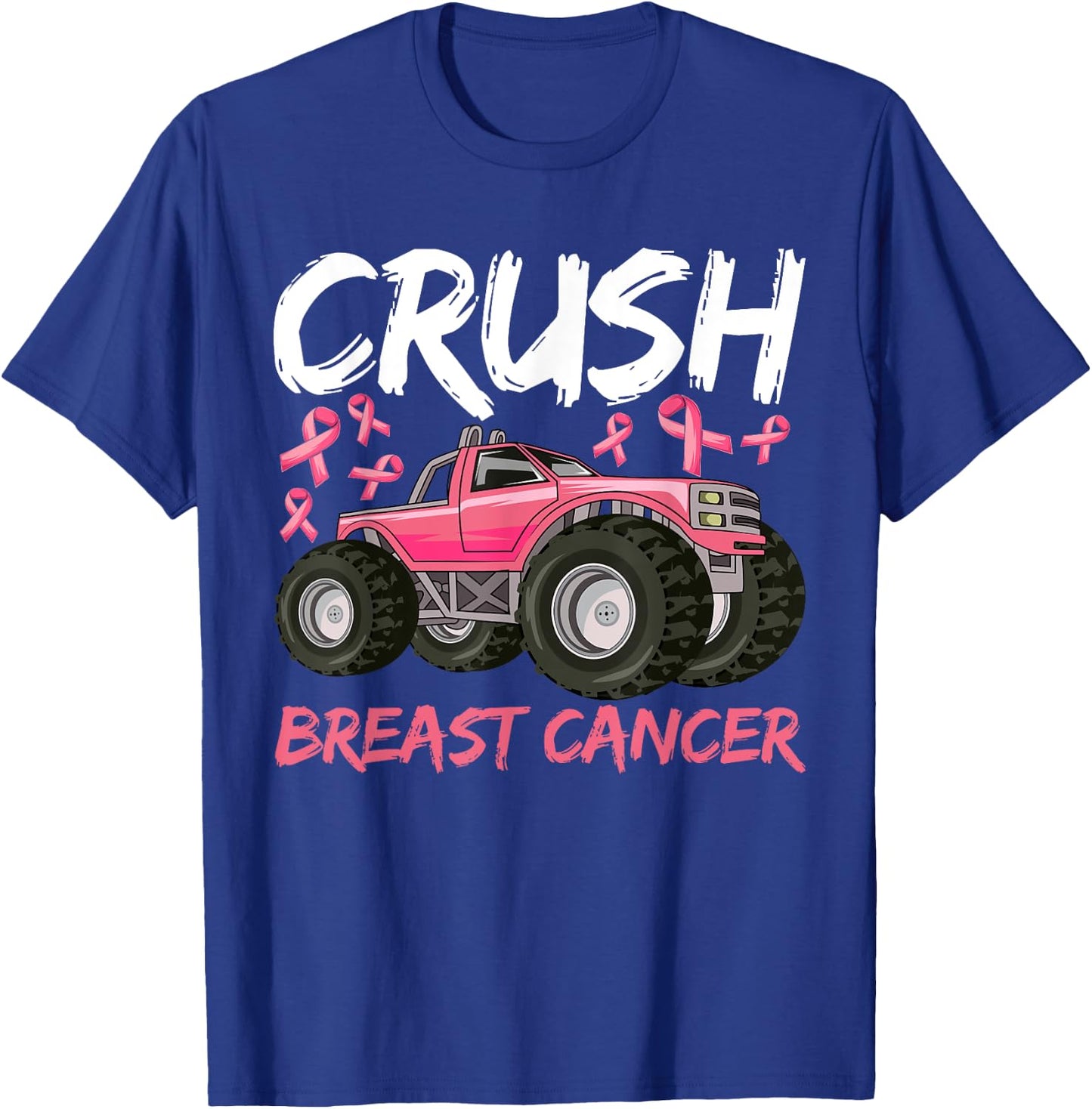 Boys Breast Cancer Awareness Shirt for Boys Kids Toddlers T-Shirt - T-Shirt | Royal