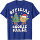 Official Cookie Baker | Christmas Cookie Taste Tester Taster T-Shirt - T-Shirt | Royal