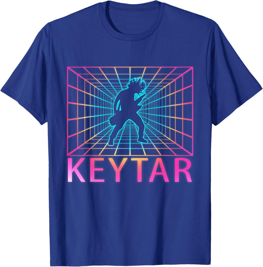 Keytar Retro Gift T-Shirt - T-Shirt | Royal