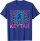 Keytar Retro Gift T-Shirt - T-Shirt | Royal