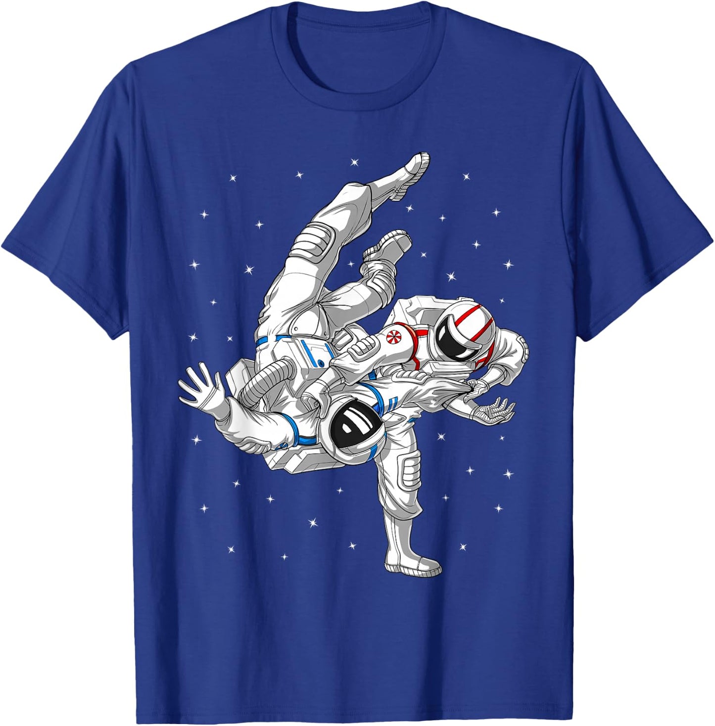 Astronaut Brazilian Jiu-Jitsu Judo Martial Arts Grappling Small T-Shirt - T-Shirt | Royal