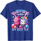 Partnership with My Best Tea Bubble Tea Boba Bestie Friendship T-Shirt - T-Shirt | Royal