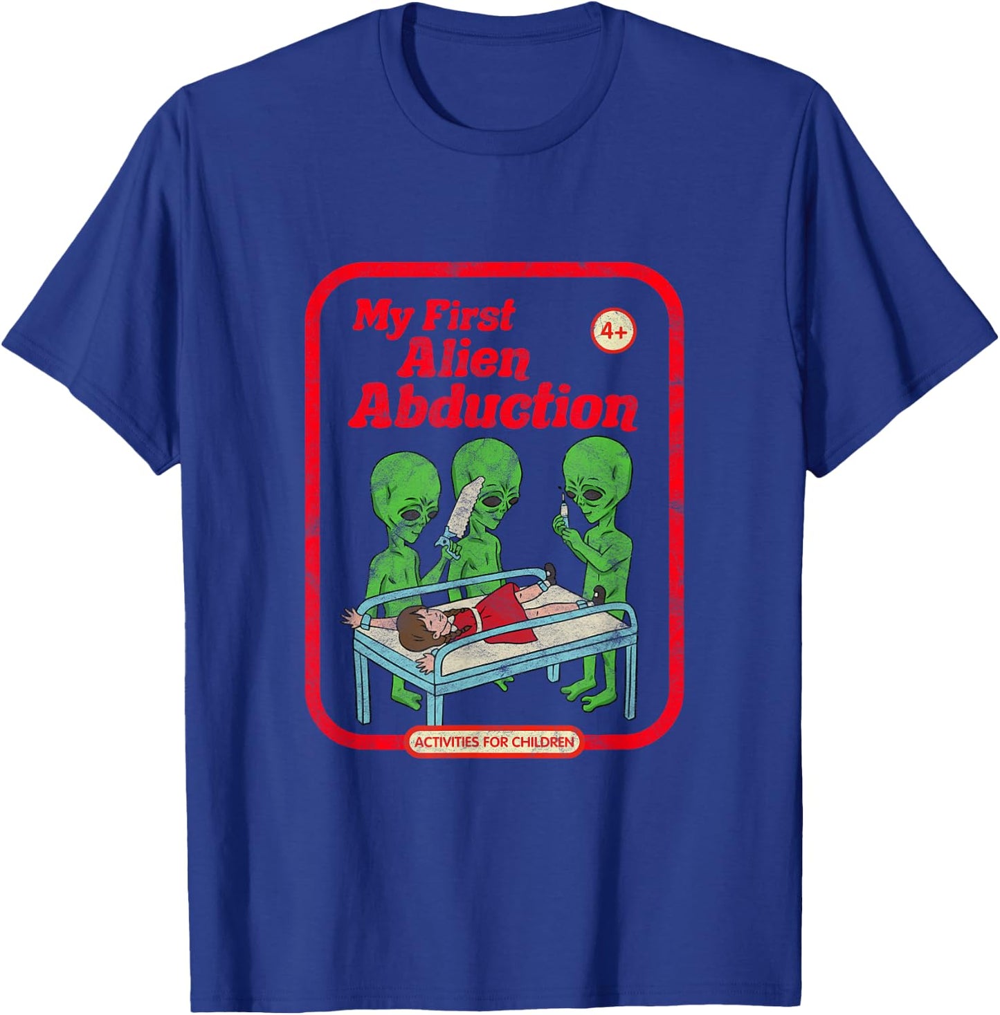 My First Alien Abduction Vintage Childgame Horror Goth Punk T-Shirt - T-Shirt | Royal