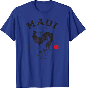 Vintage Maui Valley Isle Aloha State with Chicken T-Shirt - T-Shirt | Royal