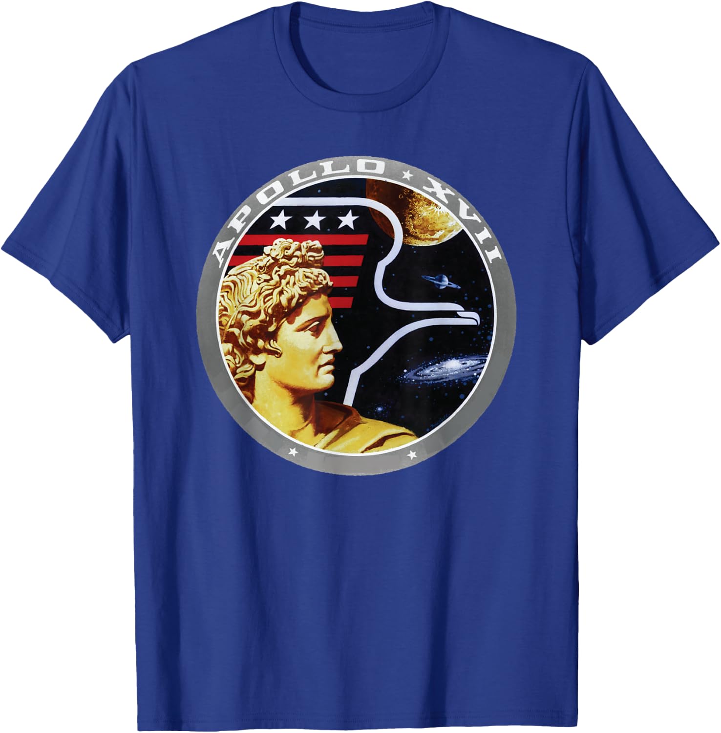 NASA Apollo 17 T-Shirt - T-Shirt | Royal