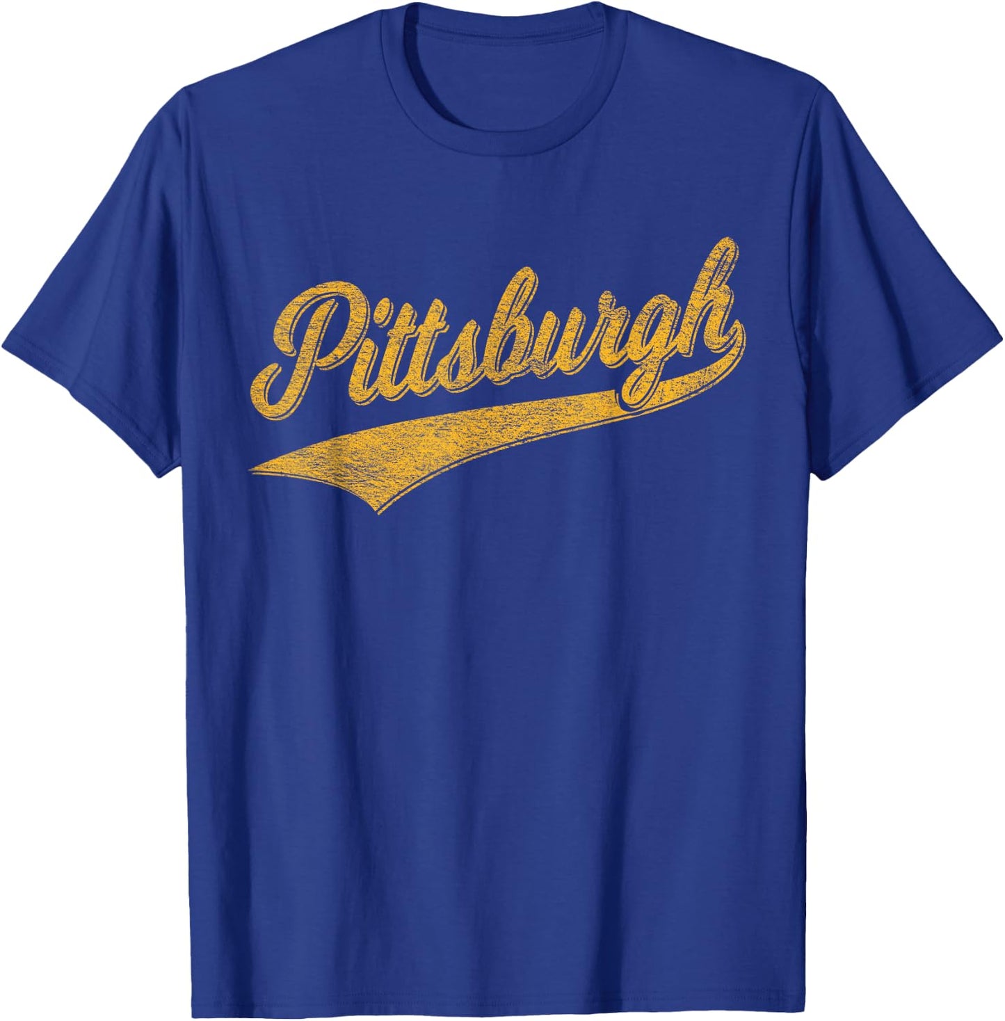 Pittsburgh Pennsylvania Varsity Script Jersey Style T-Shirt - T-Shirt | Royal