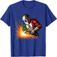 Mexican Welder and Mexico Flag T-Shirt - T-Shirt | Royal
