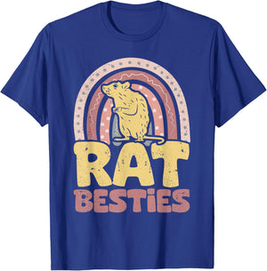 Rat Besties BFF Best Friends Bestie T-Shirt - T-Shirt | Royal
