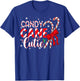 Funny Christmas Candy Cane Cutie Girls Xmas Pajama T-Shirt - T-Shirt | Royal