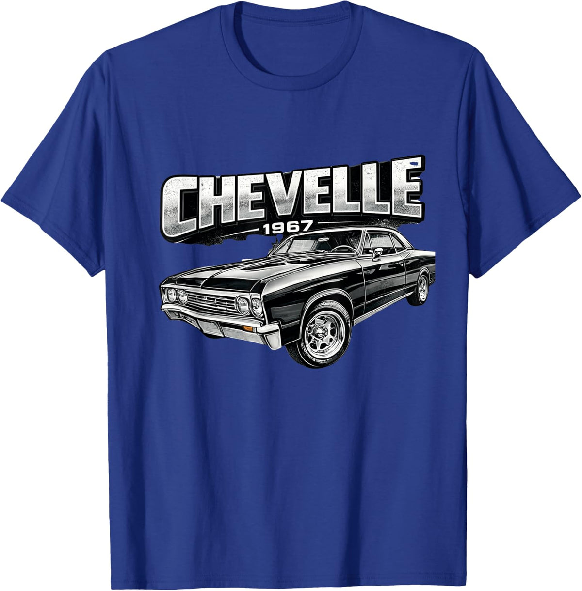 Retro Automotive Lover 1967 American Vehicles Classic Muscle T-Shirt - T-Shirt | Royal