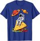 Astronaut Space Nachos Planet Stars Galaxy Cinco De Mayo T-Shirt - T-Shirt | Royal