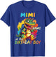 Mimi of the Birthday Boy Dinosaur Celebration Graphic T-Shirt - T-Shirt | Royal