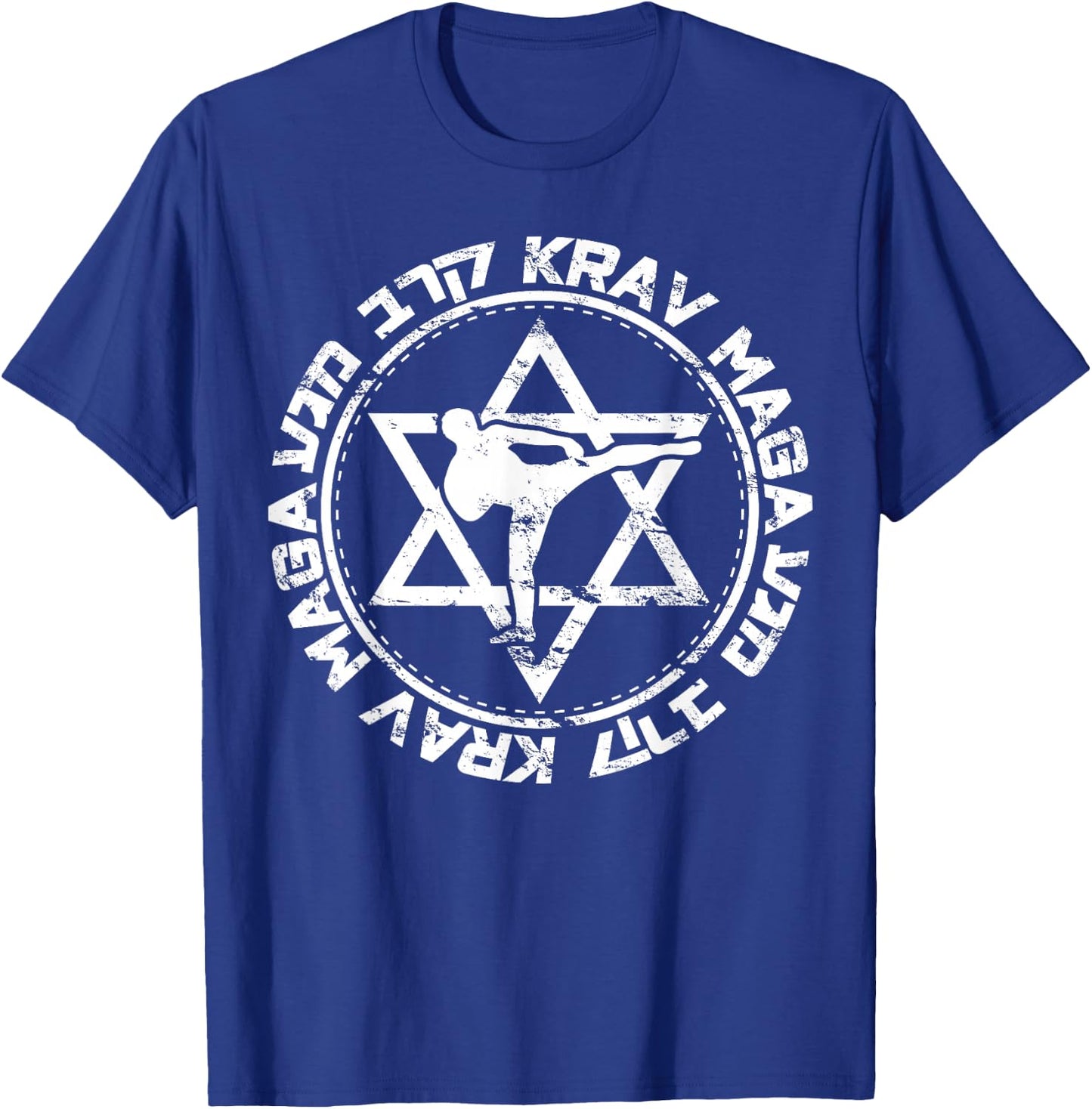 Krav Maga Martial Arts Training Sportswear Design T-Shirt - T-Shirt | Royal