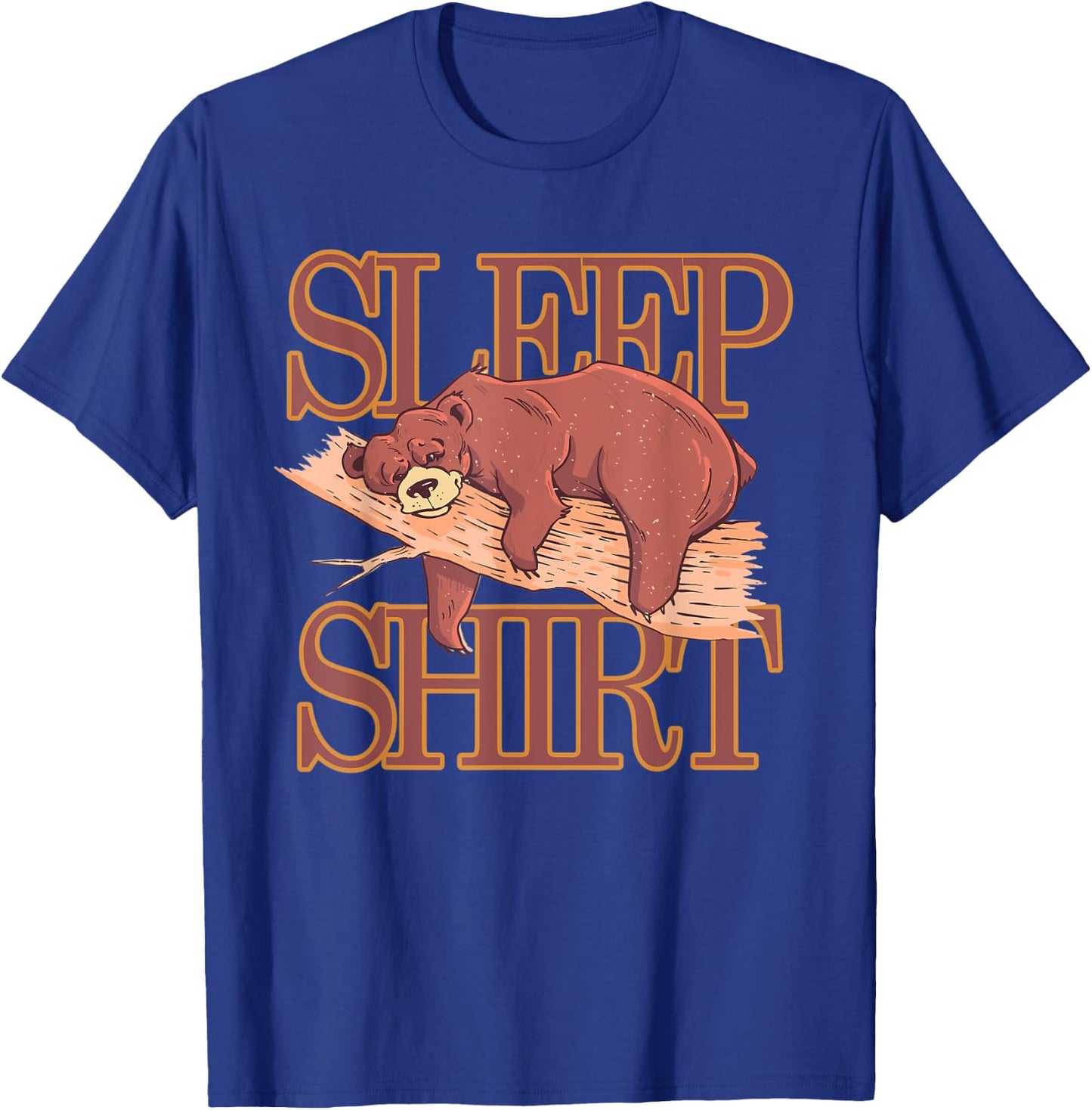 Sleep shirt pajamas pajamas nightgown bear gift T-Shirt - T-Shirt | Royal