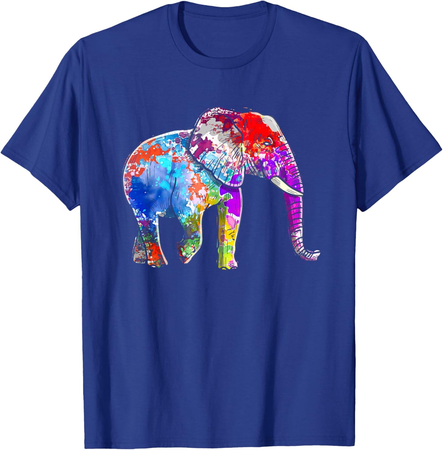 Elephant Boys Pachyderm Men Girls T-Shirt - T-Shirt | Royal