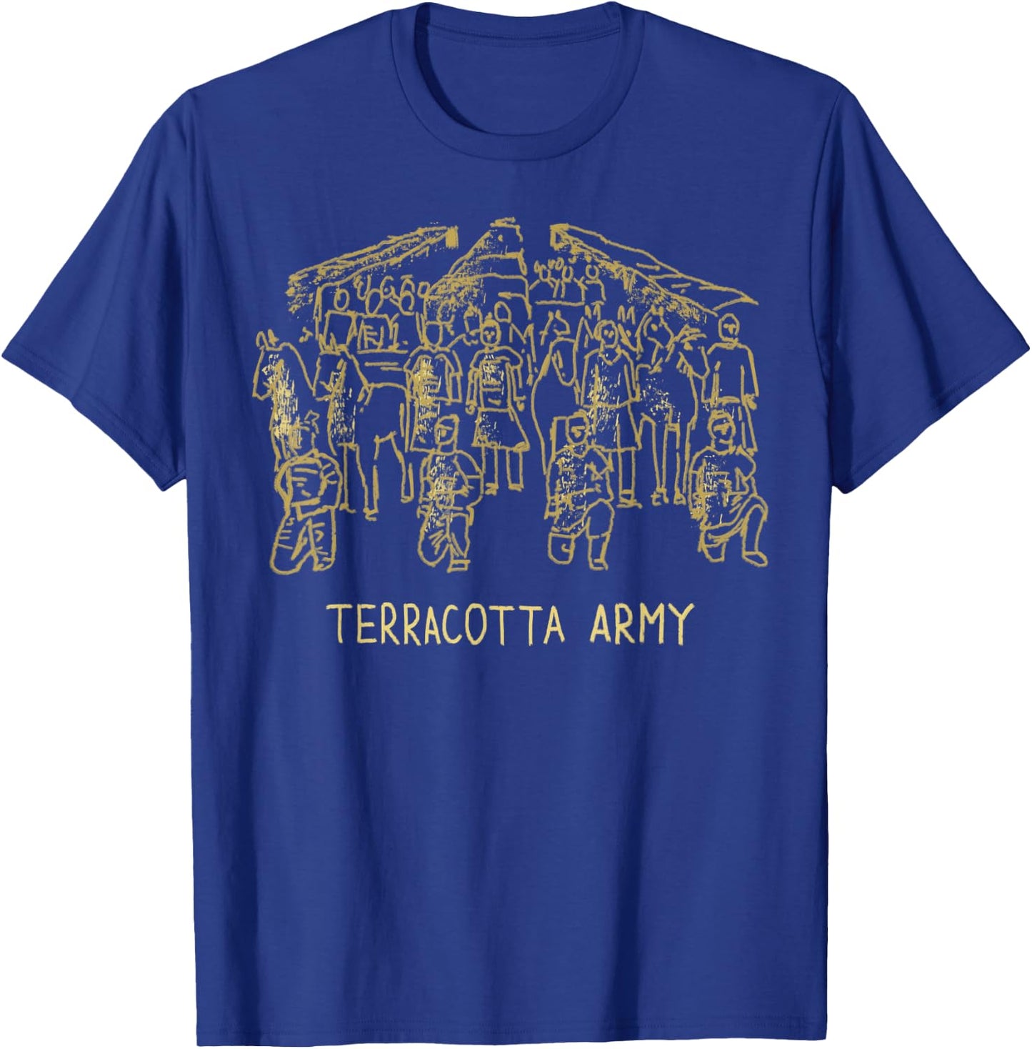 Terracotta Army China T-Shirt - T-Shirt | Royal
