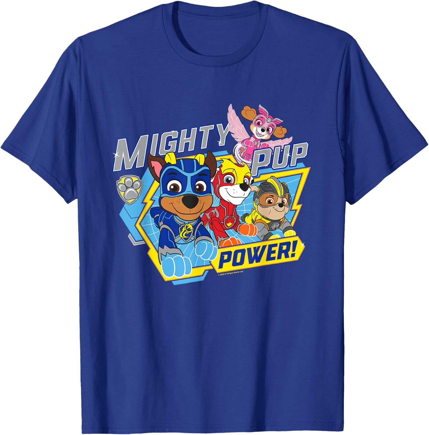 Paw Patrol Mighty Pup Power T-Shirt - T-Shirt | Royal