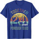 24 Wedding Anniversary for Couple Best 24th Year of Marriage T-Shirt - T-Shirt | Royal