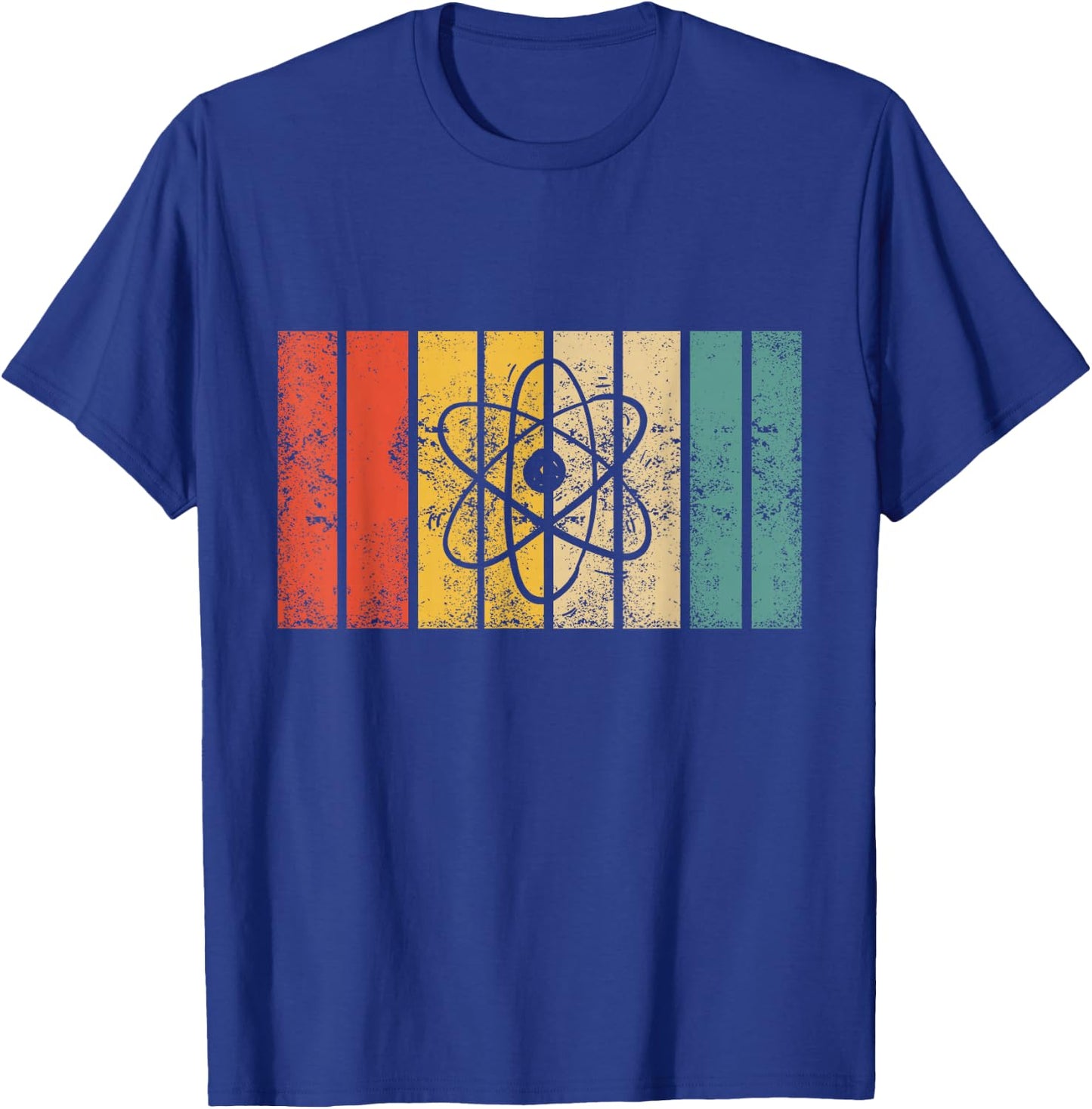 Physics Gifts & Accessories Retro Science Atom Vintage Physics - Black, Small T-Shirt - T-Shirt | Royal