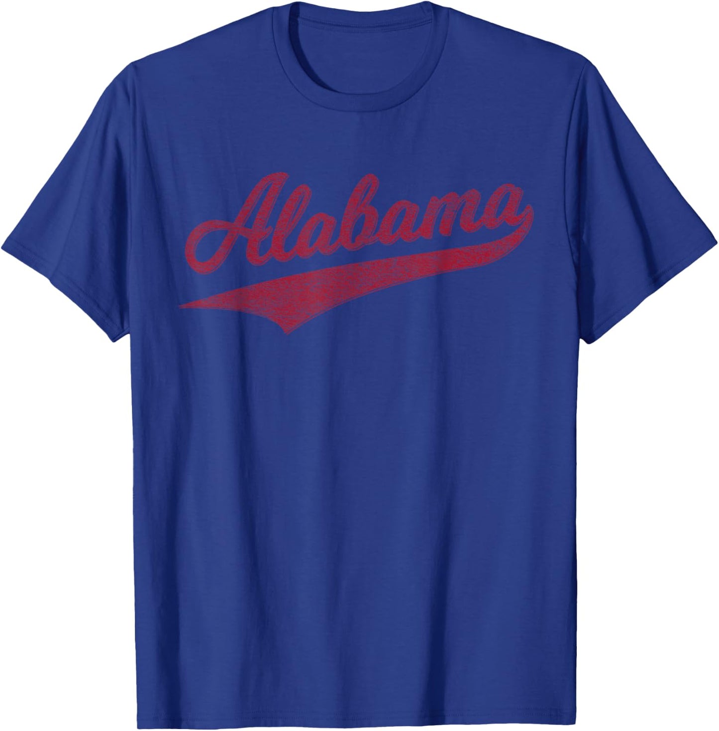 Alabama Varsity Script Classic Sports Jersey Style T-Shirt - T-Shirt | Royal