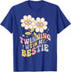 Twinning with My Bestie Best Friend Matching Twin Day Retro T-Shirt - T-Shirt | Royal