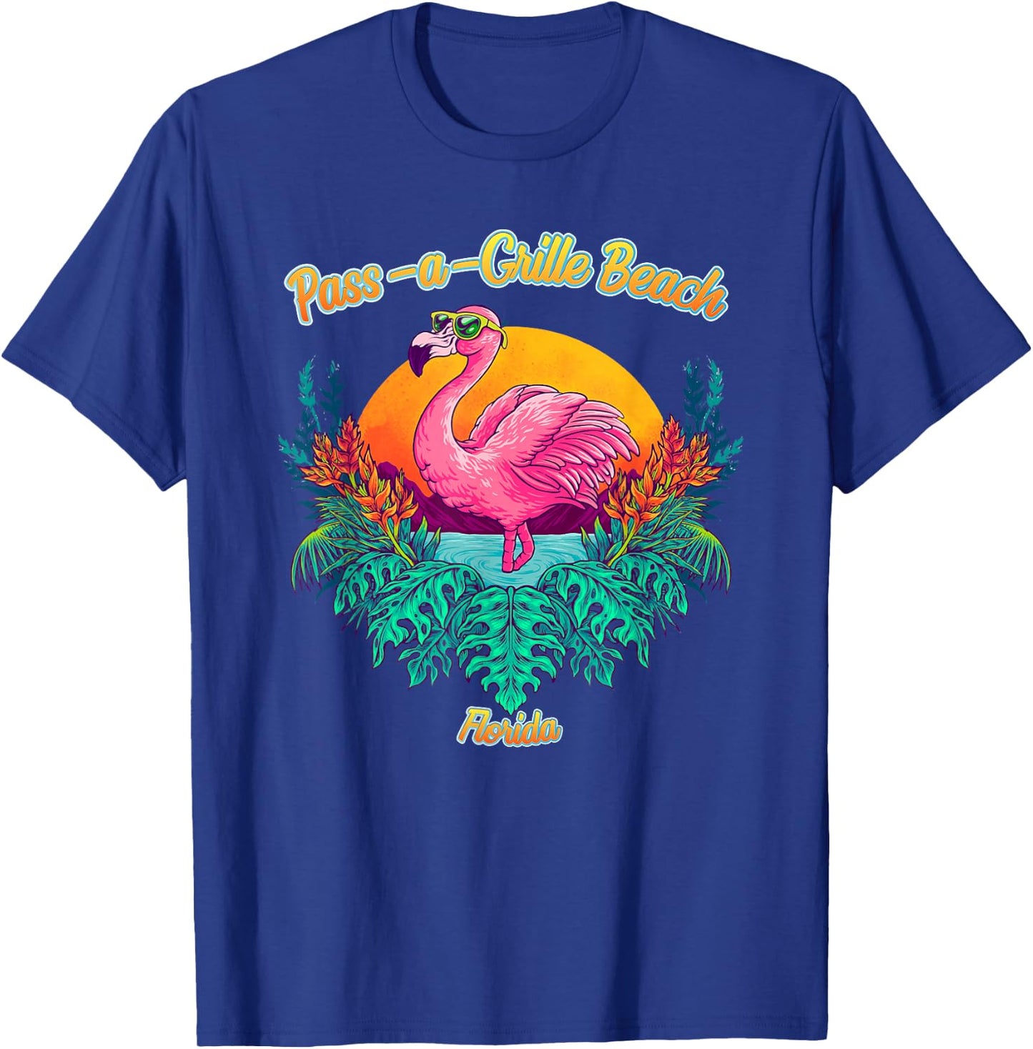 Pass-a-Grille Beach Souvenir - Florida Reminder Women Girls Kids T-Shirt - T-Shirt | Royal