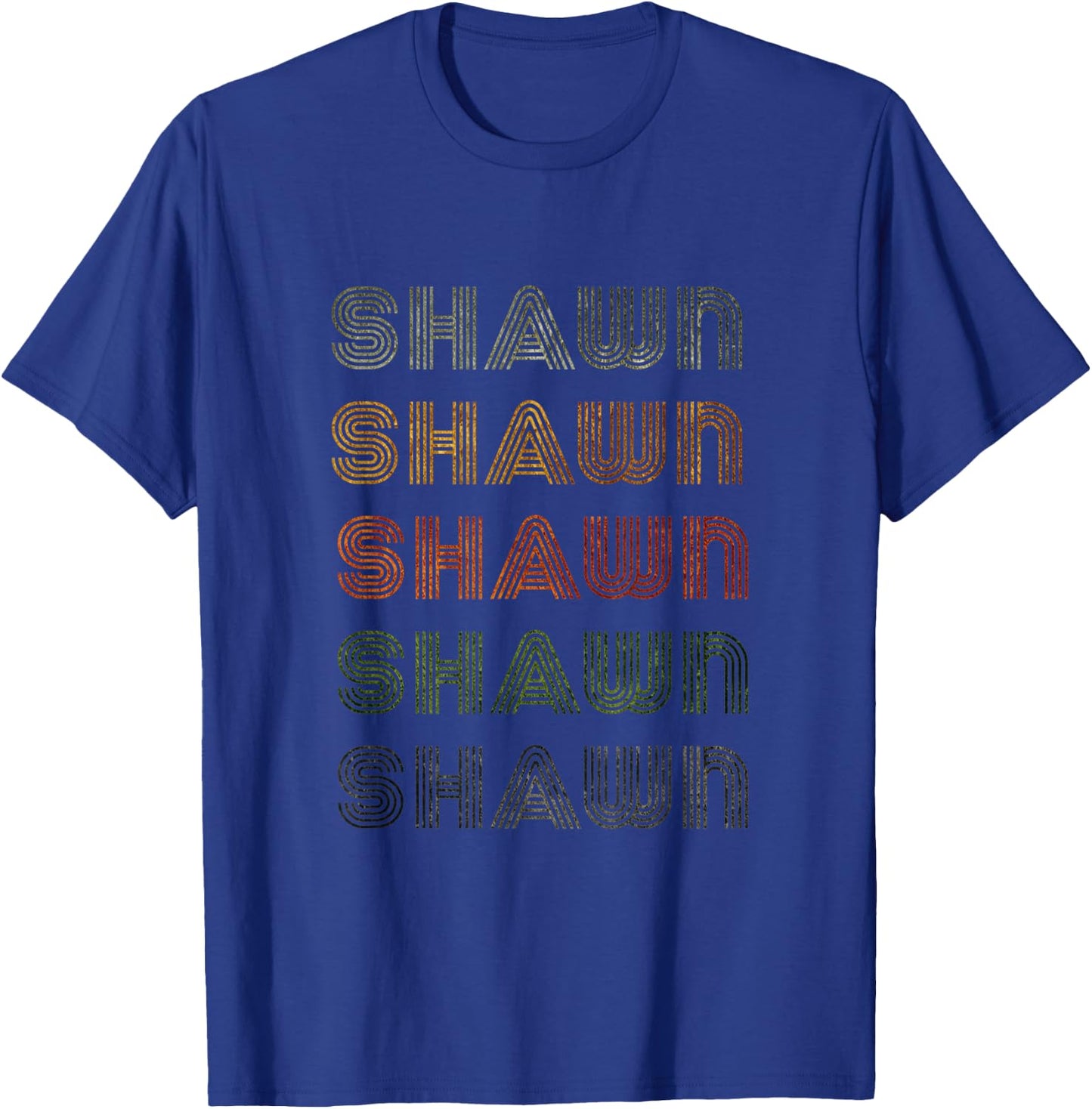 Love Heart Shawn Grunge/Vintage Style Black Shawn T-Shirt - T-Shirt | Royal