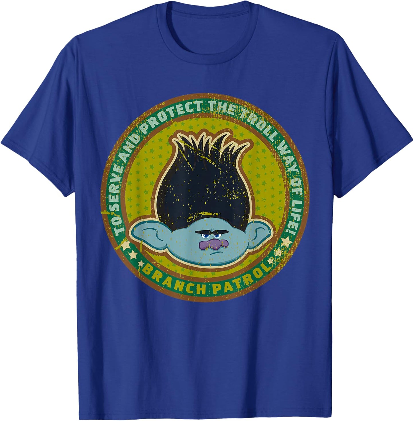 DreamWorks Trolls Branch Patrol T-Shirt - T-Shirt | Royal