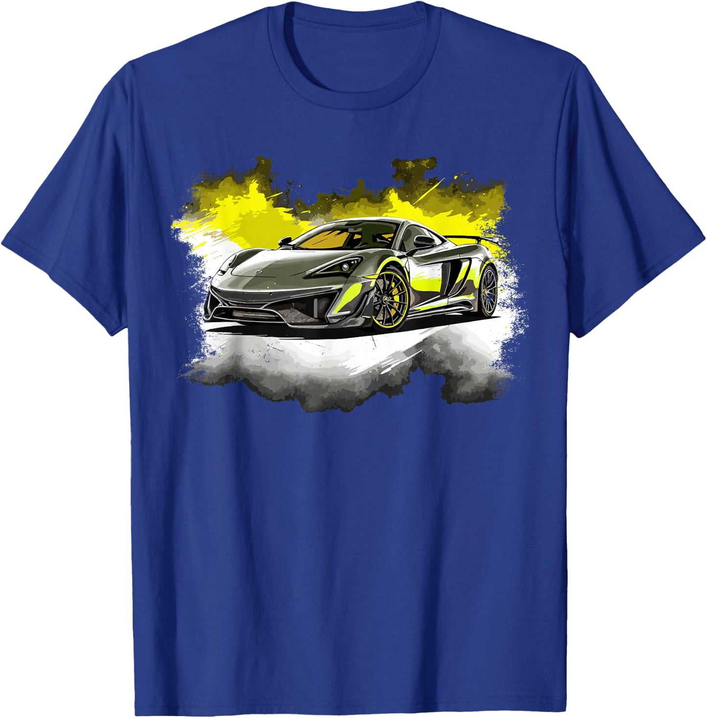 Exotic Concept Sports Car Supercar Luxury Hypercar Graphic T-Shirt - T-Shirt | Royal