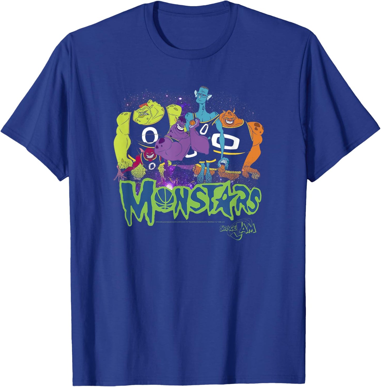Space Jam Classic Monstars Game Day Aliens T-Shirt - T-Shirt | Royal