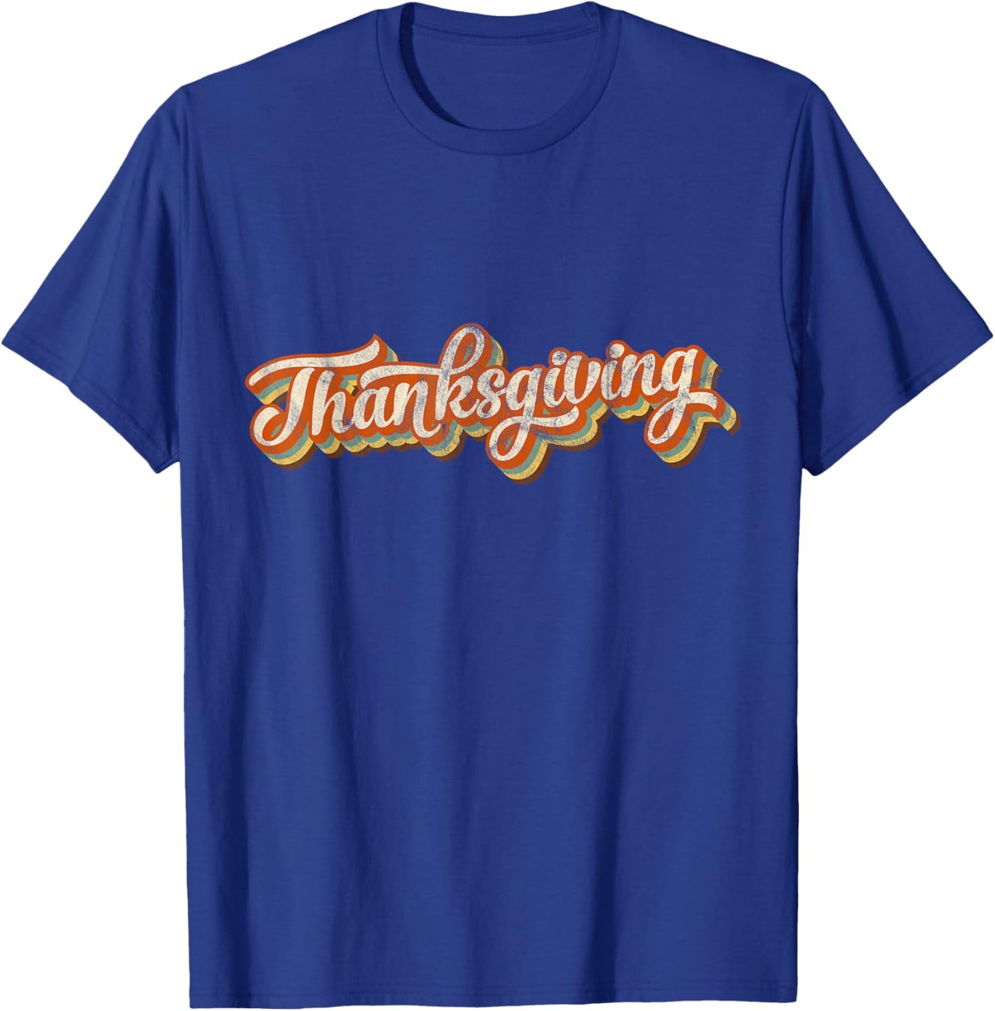 Vintage Thanksgiving Gift Turkey Leg Day Costume Piligrim T-Shirt - T-Shirt | Royal