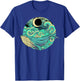 Humpback Whale Marine Life Ocean Nature Sea Blue Waves Moon T-Shirt - T-Shirt | Royal