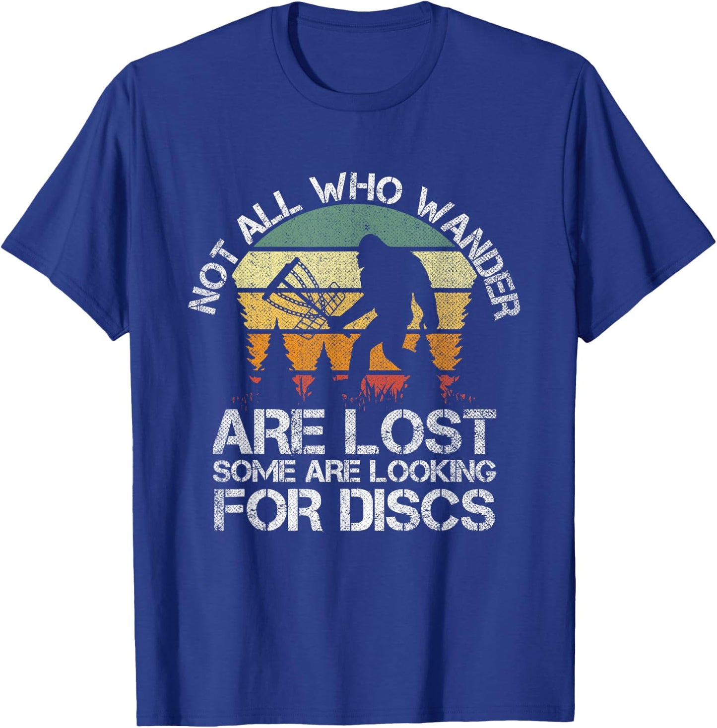Disc Golf Funny Bigfoot Women Apparel T-Shirt - T-Shirt | Royal