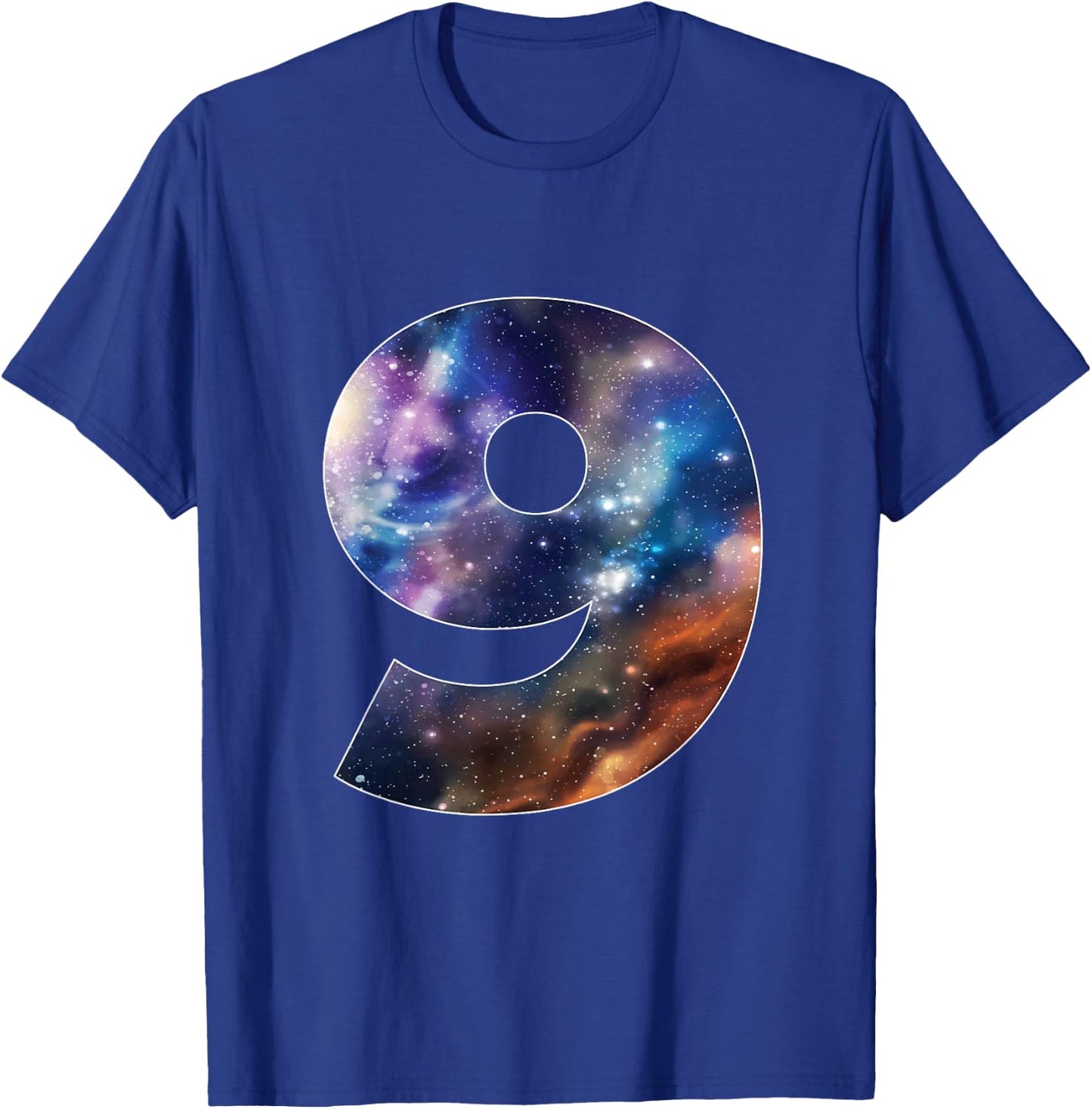 Galaxy 9 Year Old 9th Birthday Space Themed Astronaut Boy T-Shirt - T-Shirt | Royal