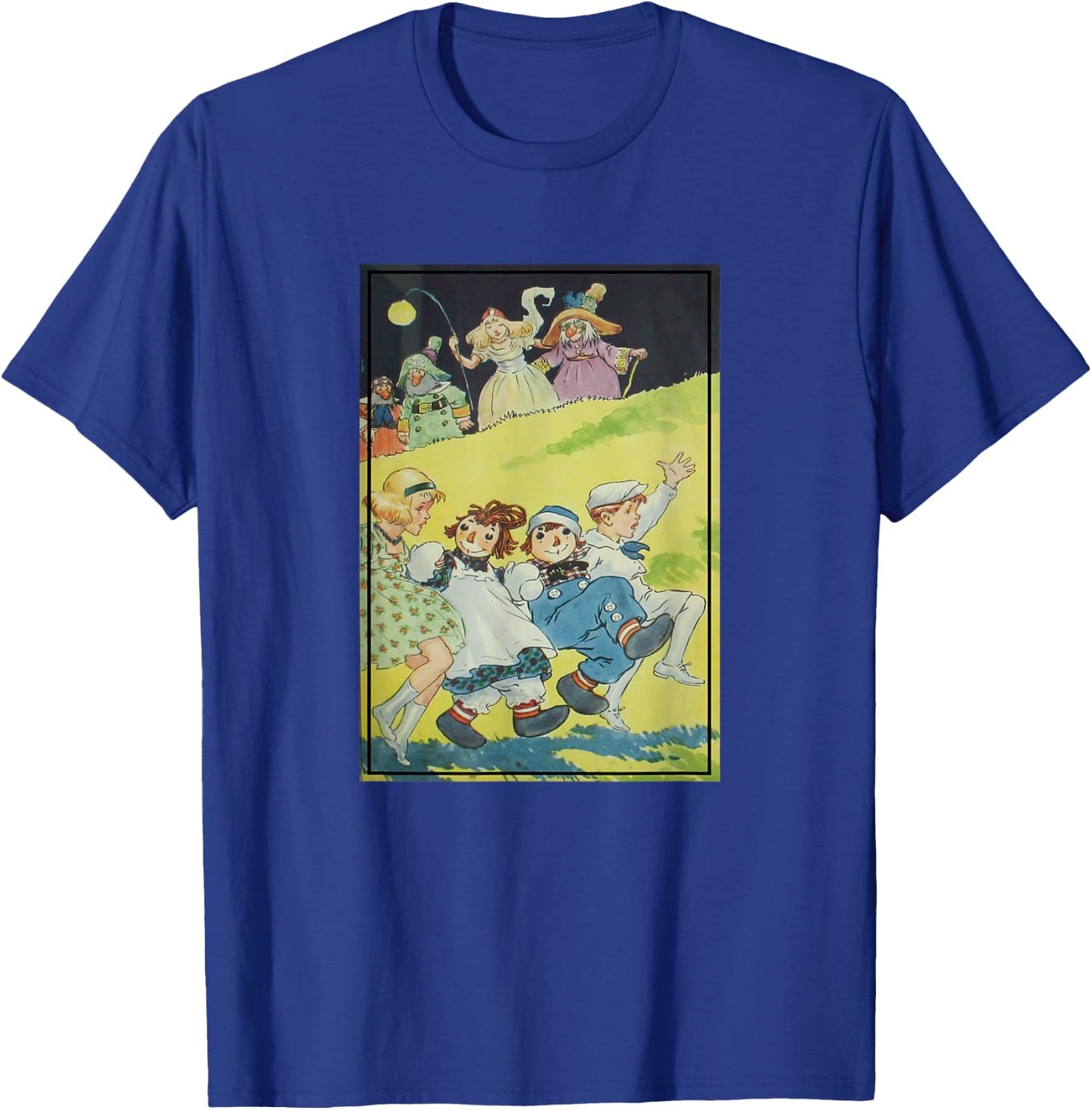 Raggedy Ann & Andy Book Illustration (1924) T-Shirt - T-Shirt | Royal