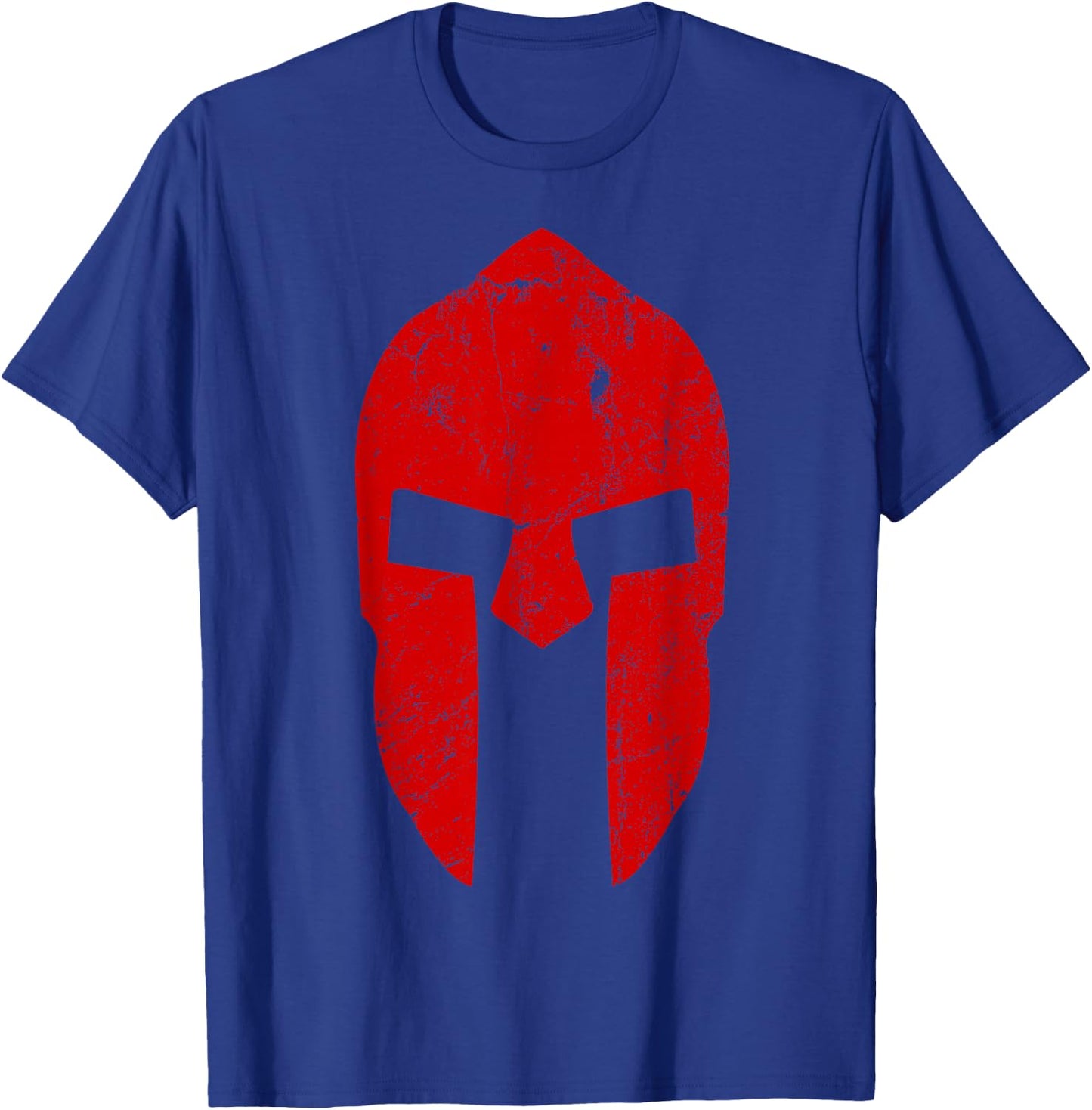 Spartan Warrior Helmet Gym Motivation Sparta Ancient Greece T-Shirt - T-Shirt | Royal