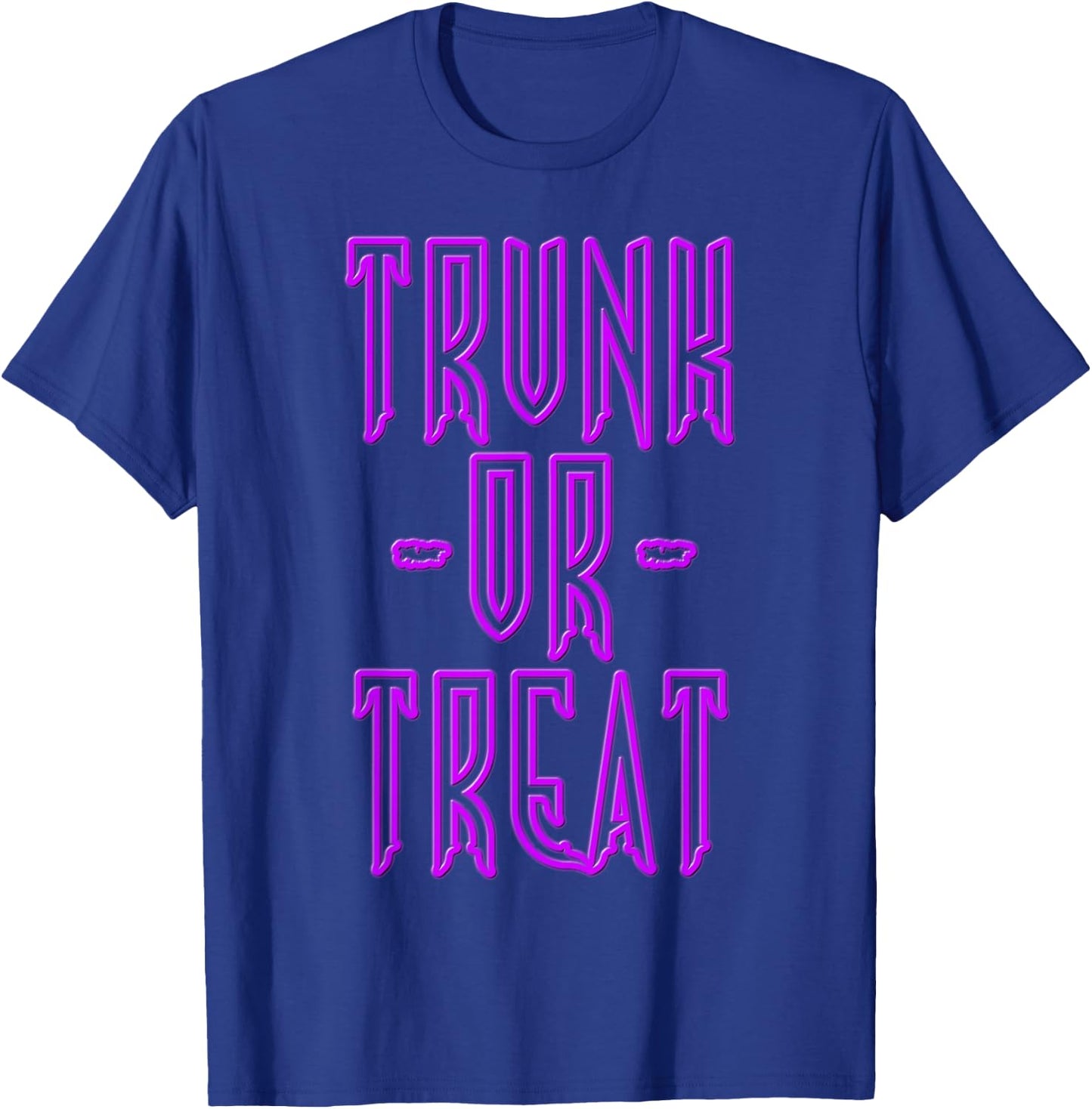 Trunk or Treat Halloween T-Shirt - T-Shirt | Royal