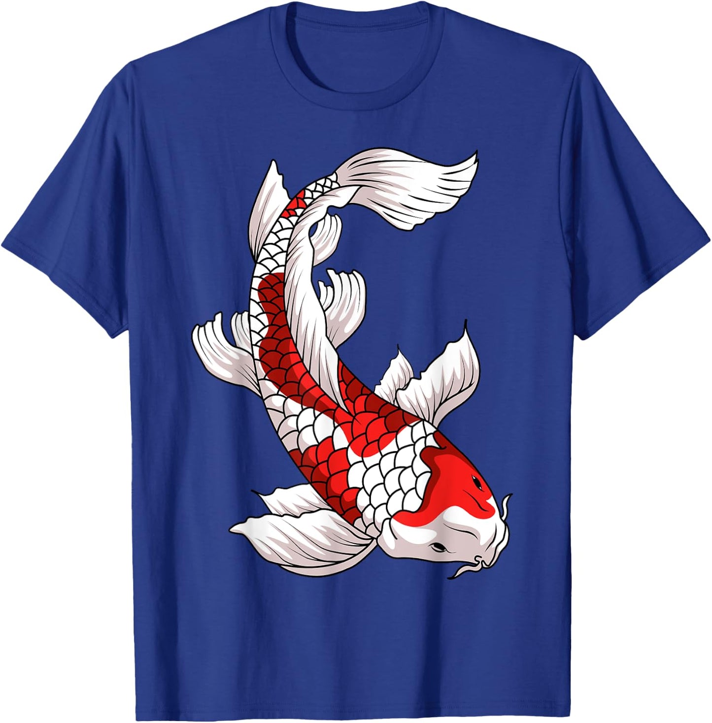 Koi Fish Carp Japanese Asian Nishikigoi Taisho Sanke Asagi T-Shirt - T-Shirt | Royal