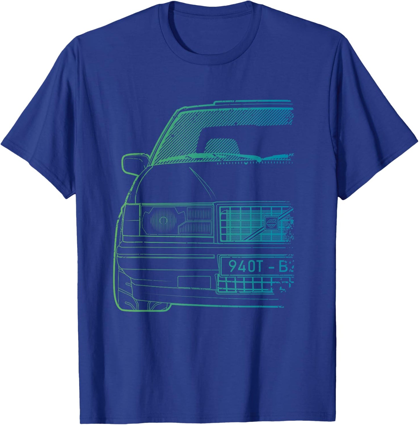 Vintage Racing 940 Turbo Green T-Shirt - T-Shirt | Royal
