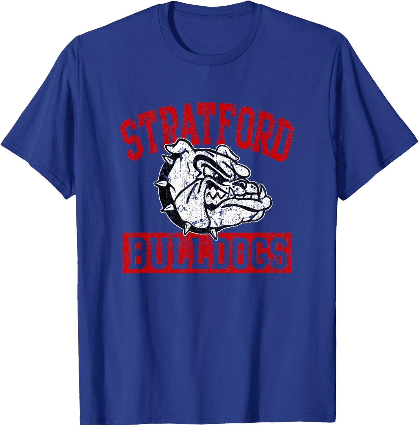 Stratford Bulldogs Vintage T-Shirt - T-Shirt | Royal