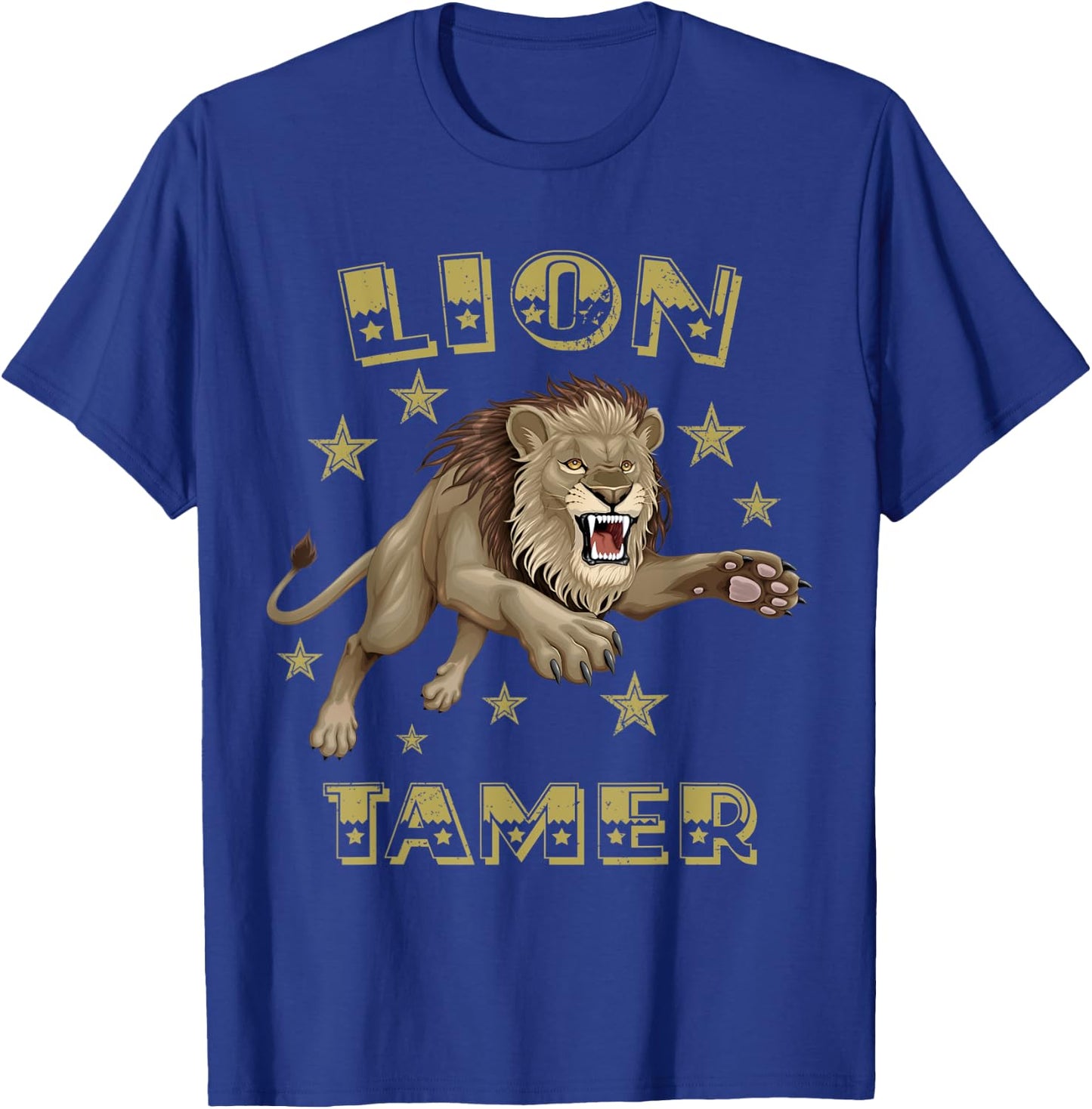 Lion Tamer Carnival Costume Theme Circus Staff Party Vintage T-Shirt - T-Shirt | Royal