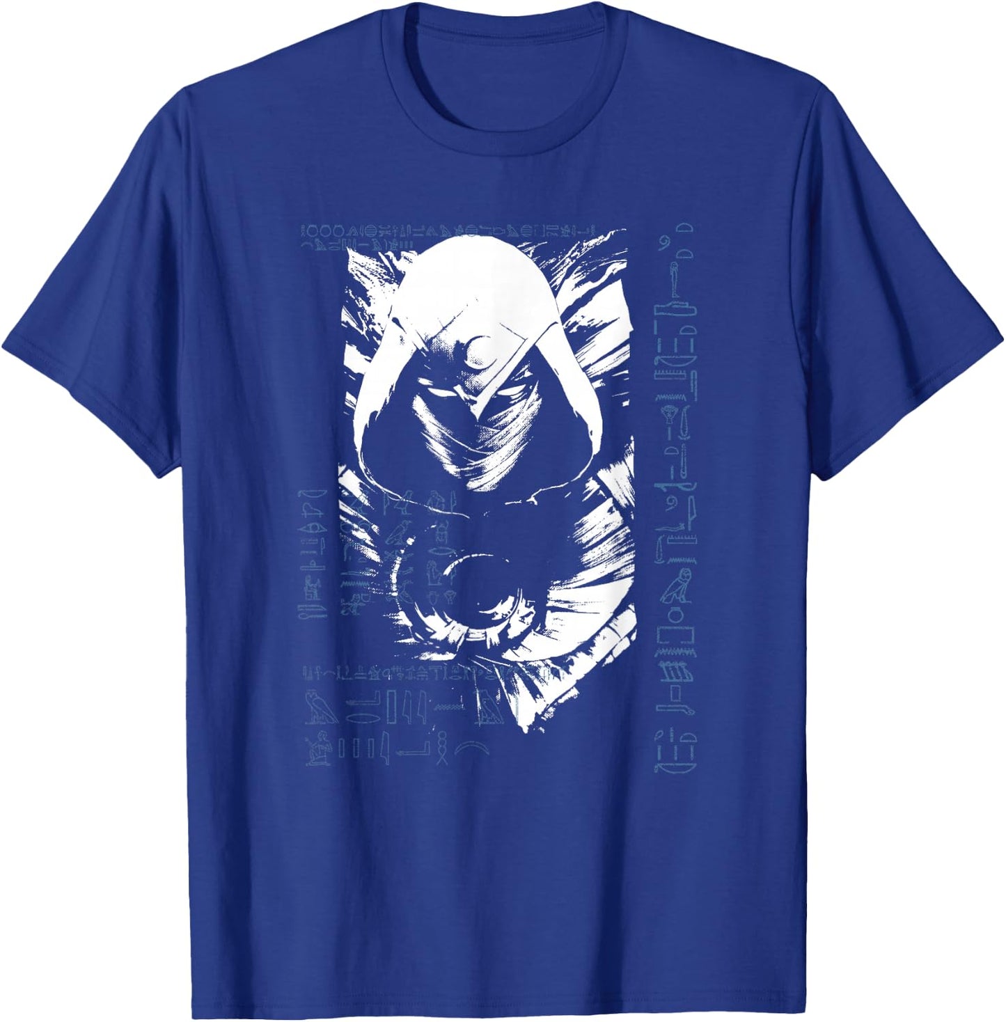 Marvel Moon Knight Grunge Glyph Poster T-Shirt - T-Shirt | Royal
