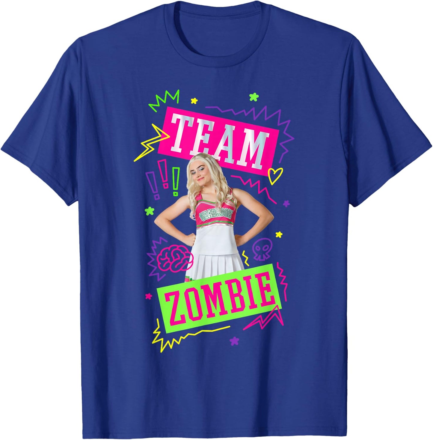 Disney Zombies Addison Team Zombies Poster T-Shirt - T-Shirt | Royal