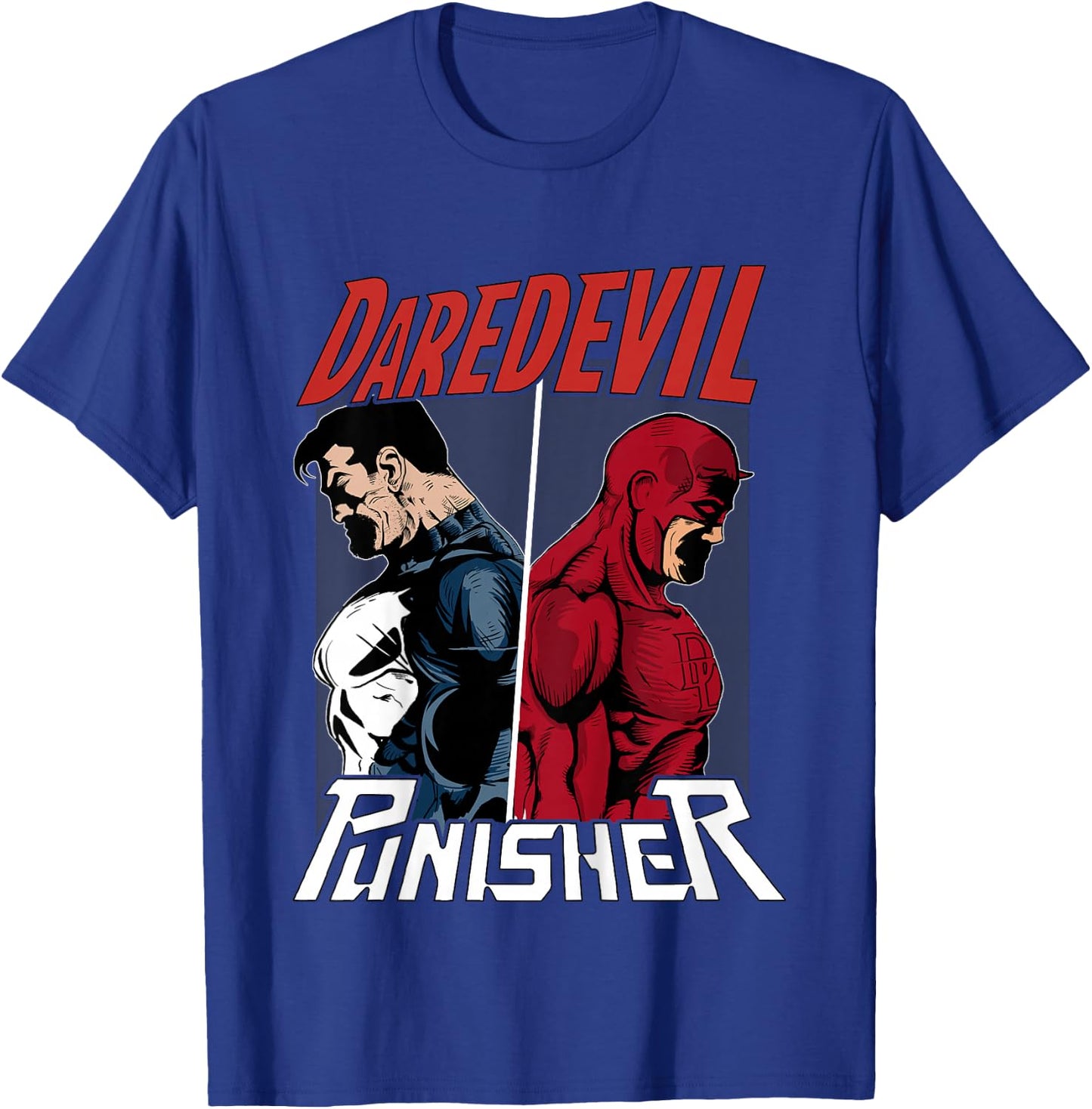 Kids Marvel Daredevil The Punisher One Way Kids Graphic T-Shirt - T-Shirt | Royal